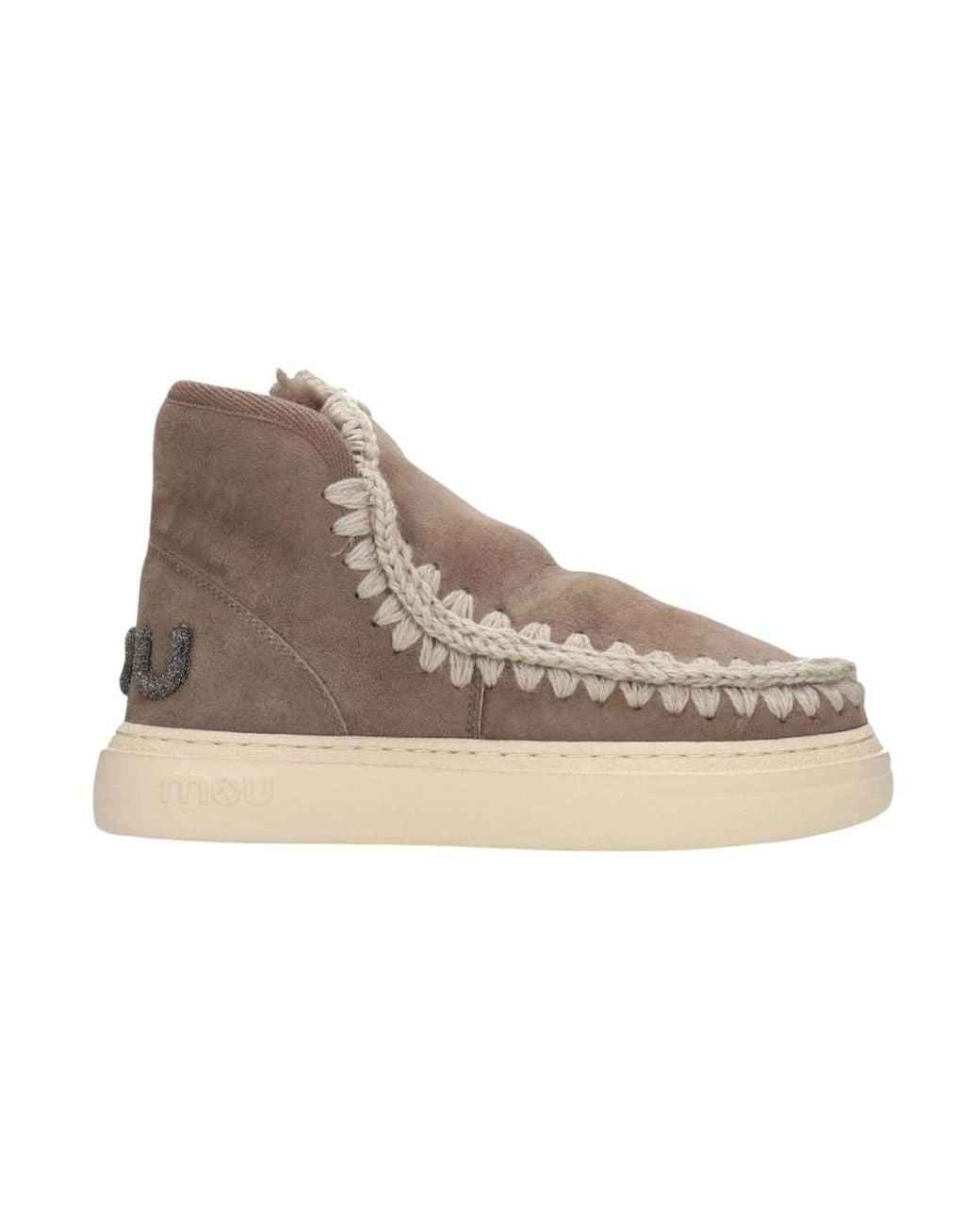 Mou Gray Winter Boots