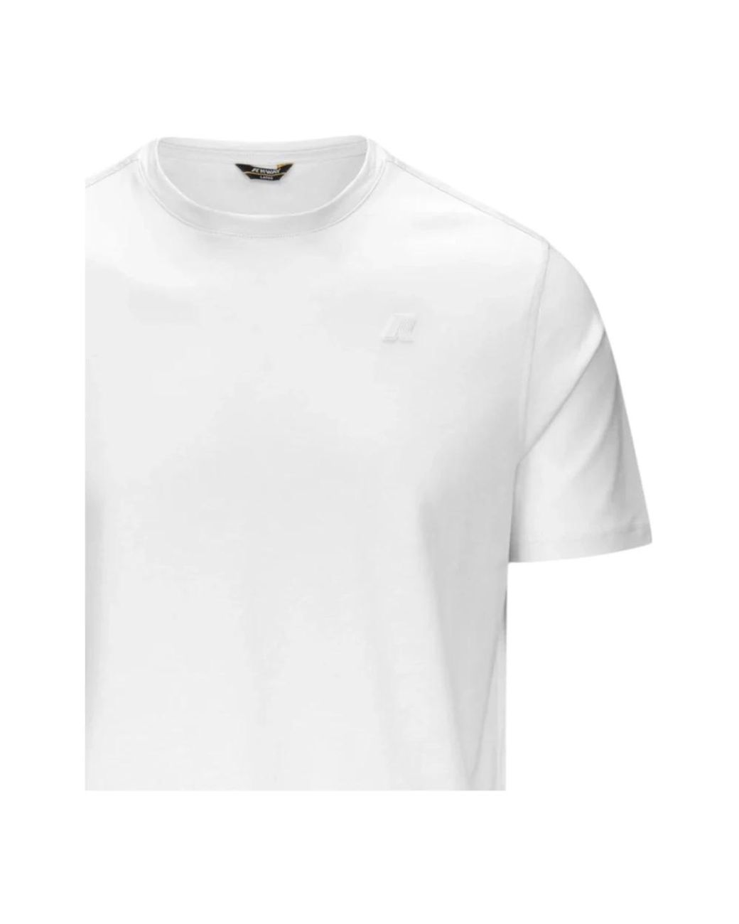 K-Way White T-Shirts for men