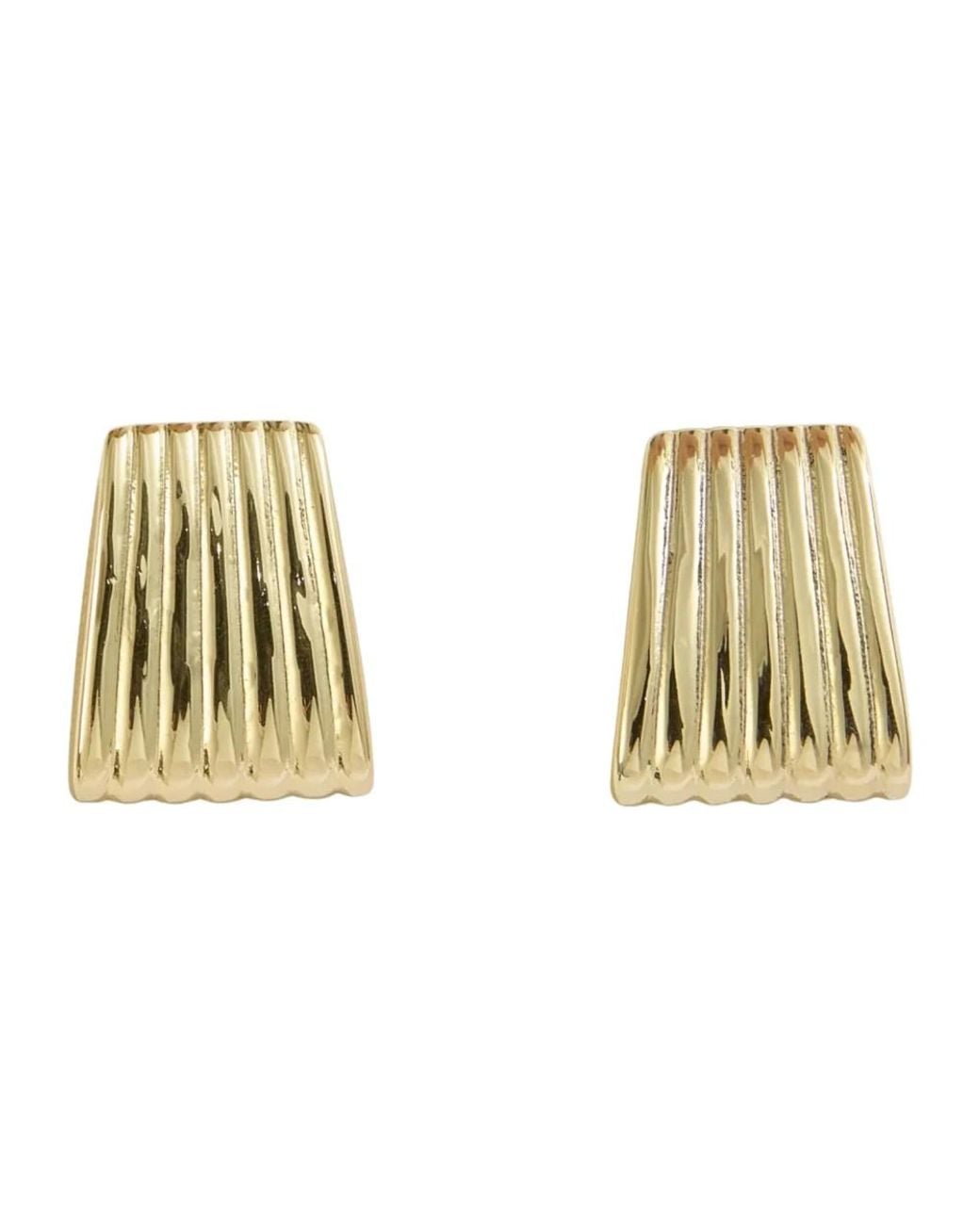 Liviana Conti Metallic Earrings