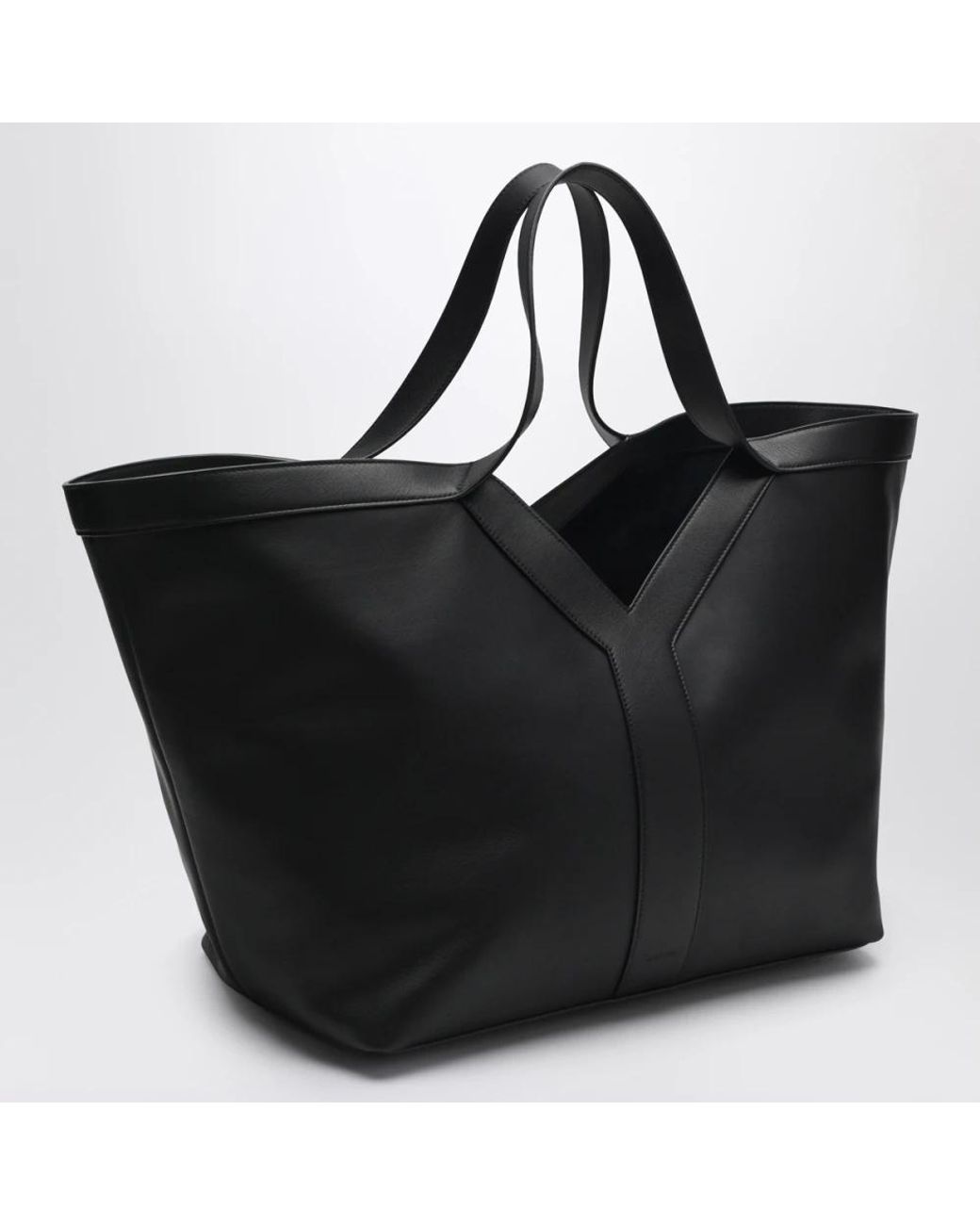 Tote Bags Saint Laurent de color Black