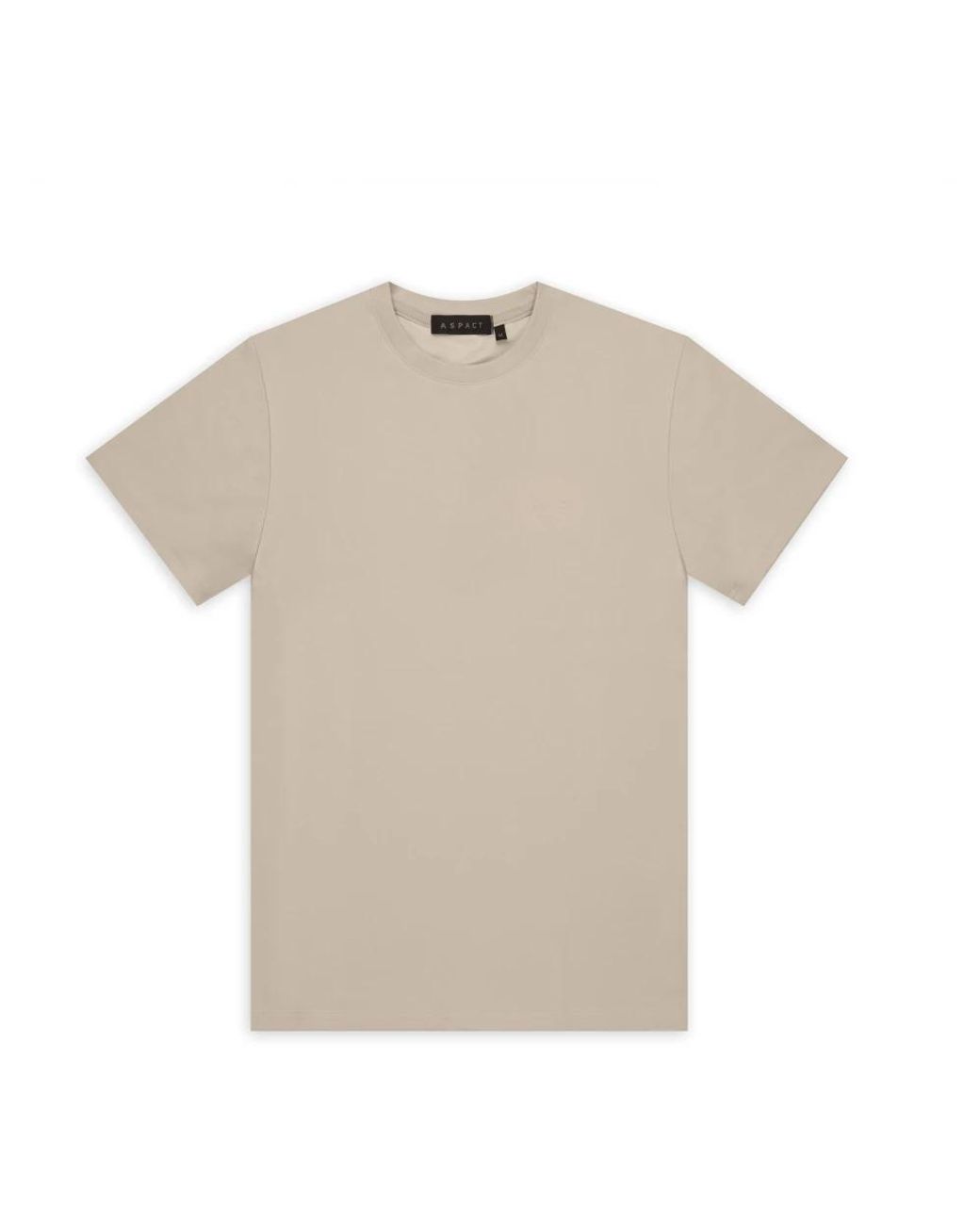 Aspact Tops ,Lunar Tee in het Natural voor heren