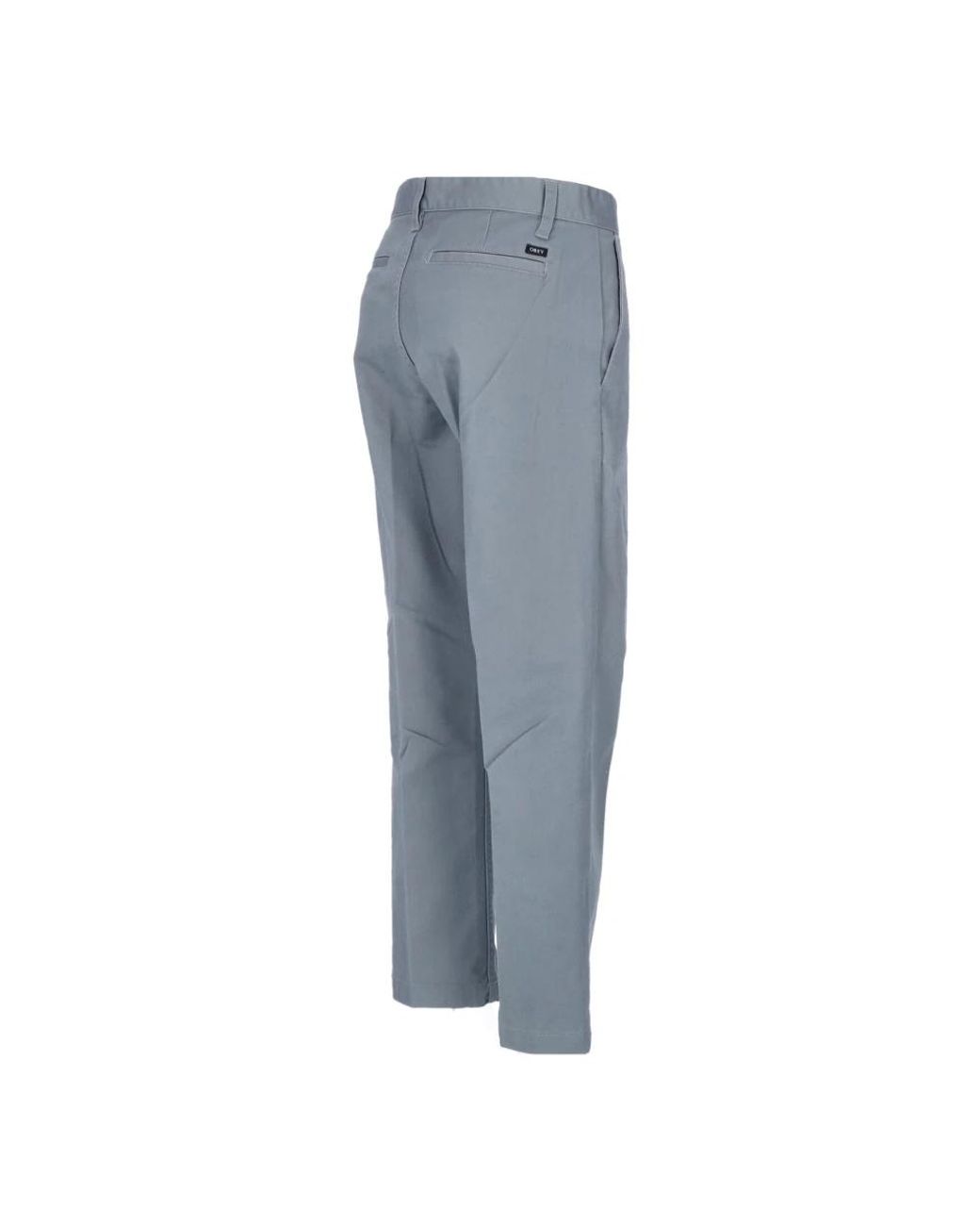 Chinos di Obey in Blue da Uomo