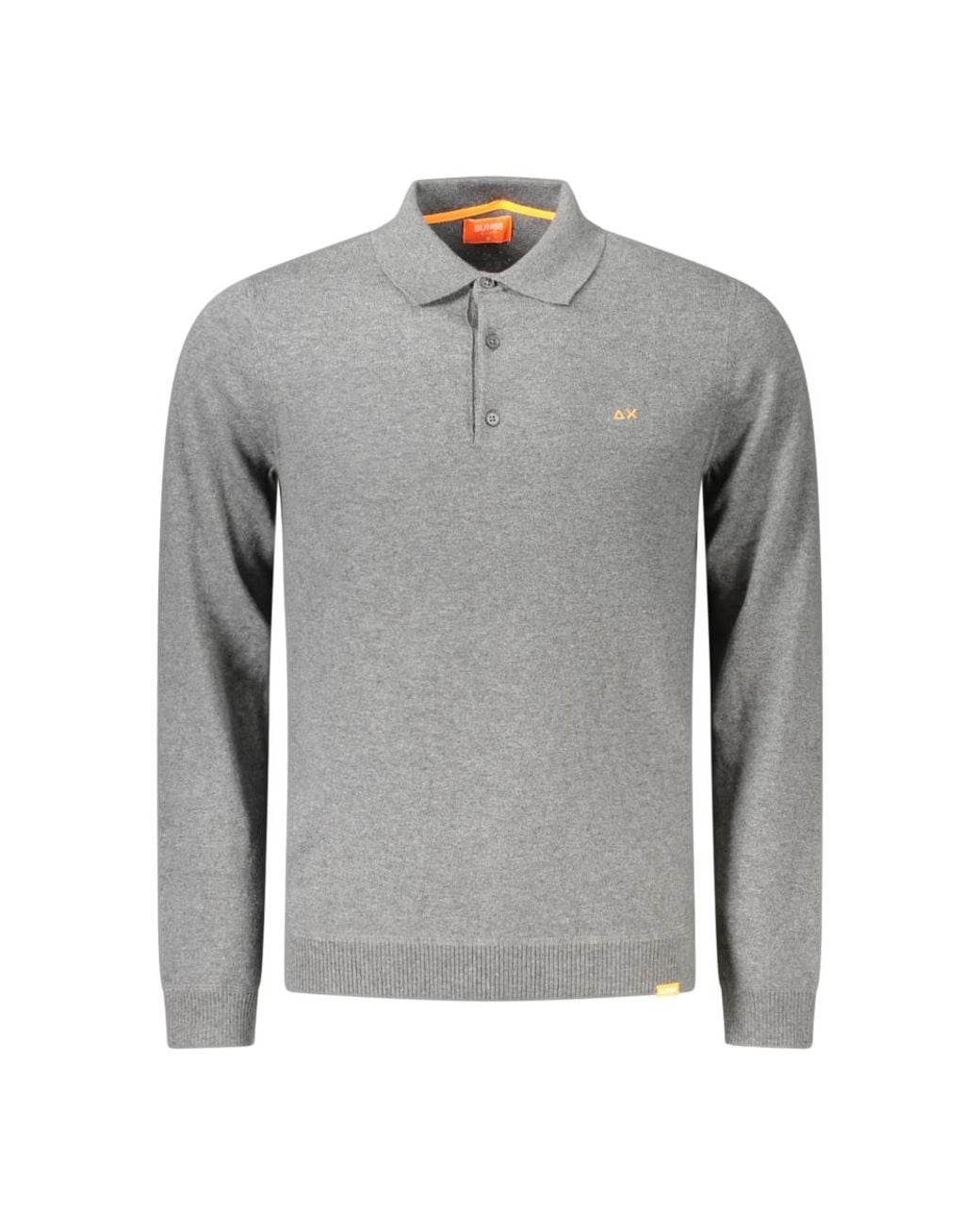 Sun 68 Gray Polo Shirts for men