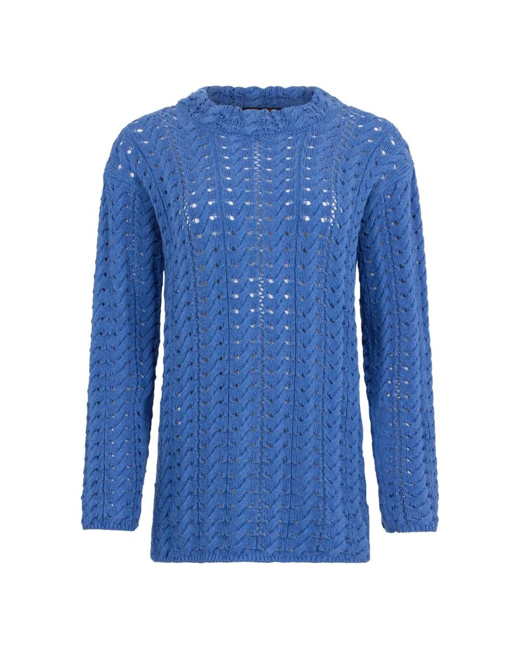 Moorer Blue Round-Neck Knitwear