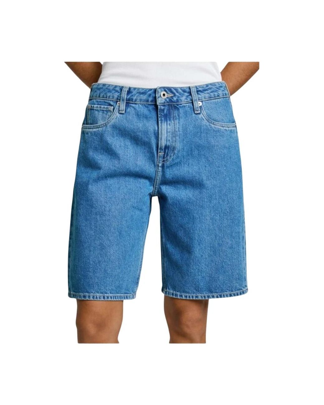 Pepe Jeans Blue Denim Shorts