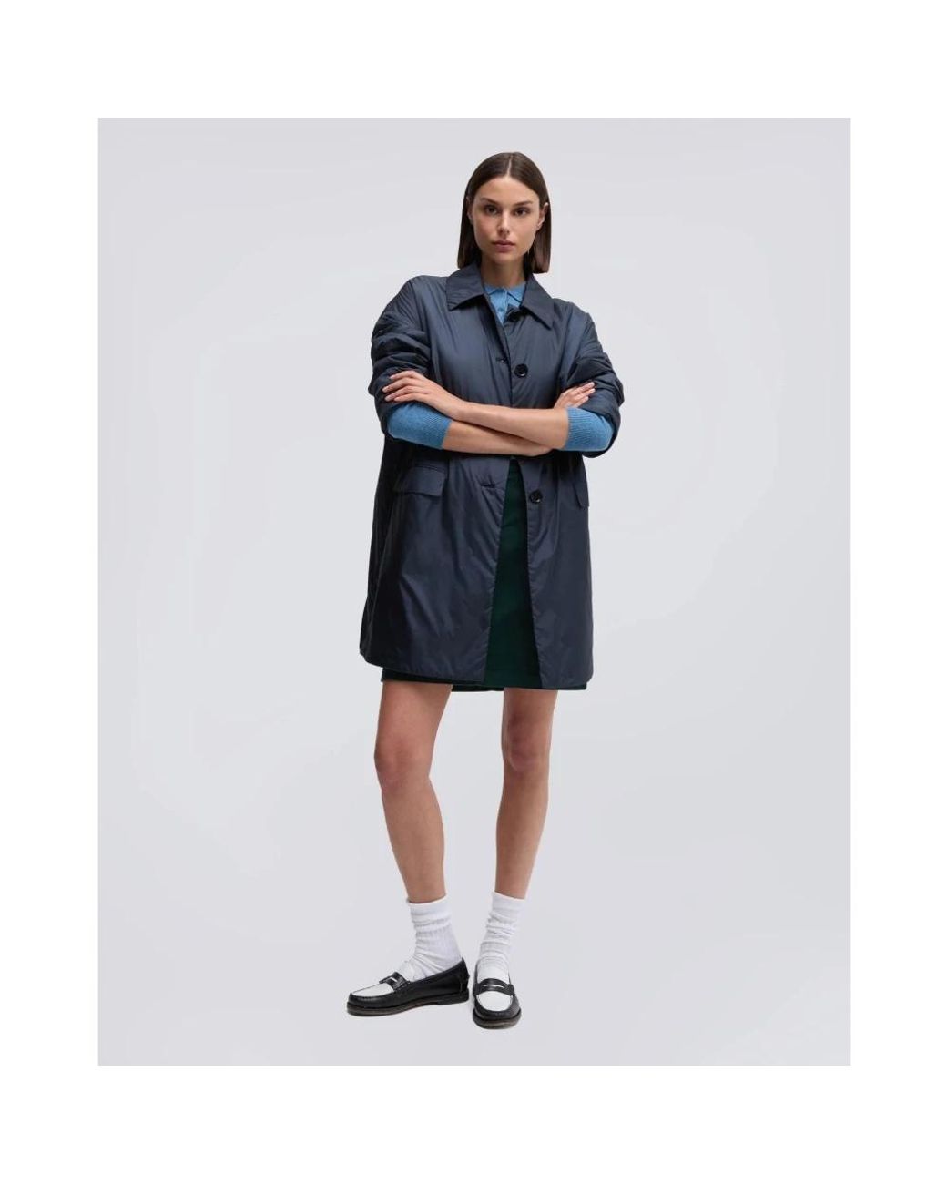 Aspesi Blue Parkas