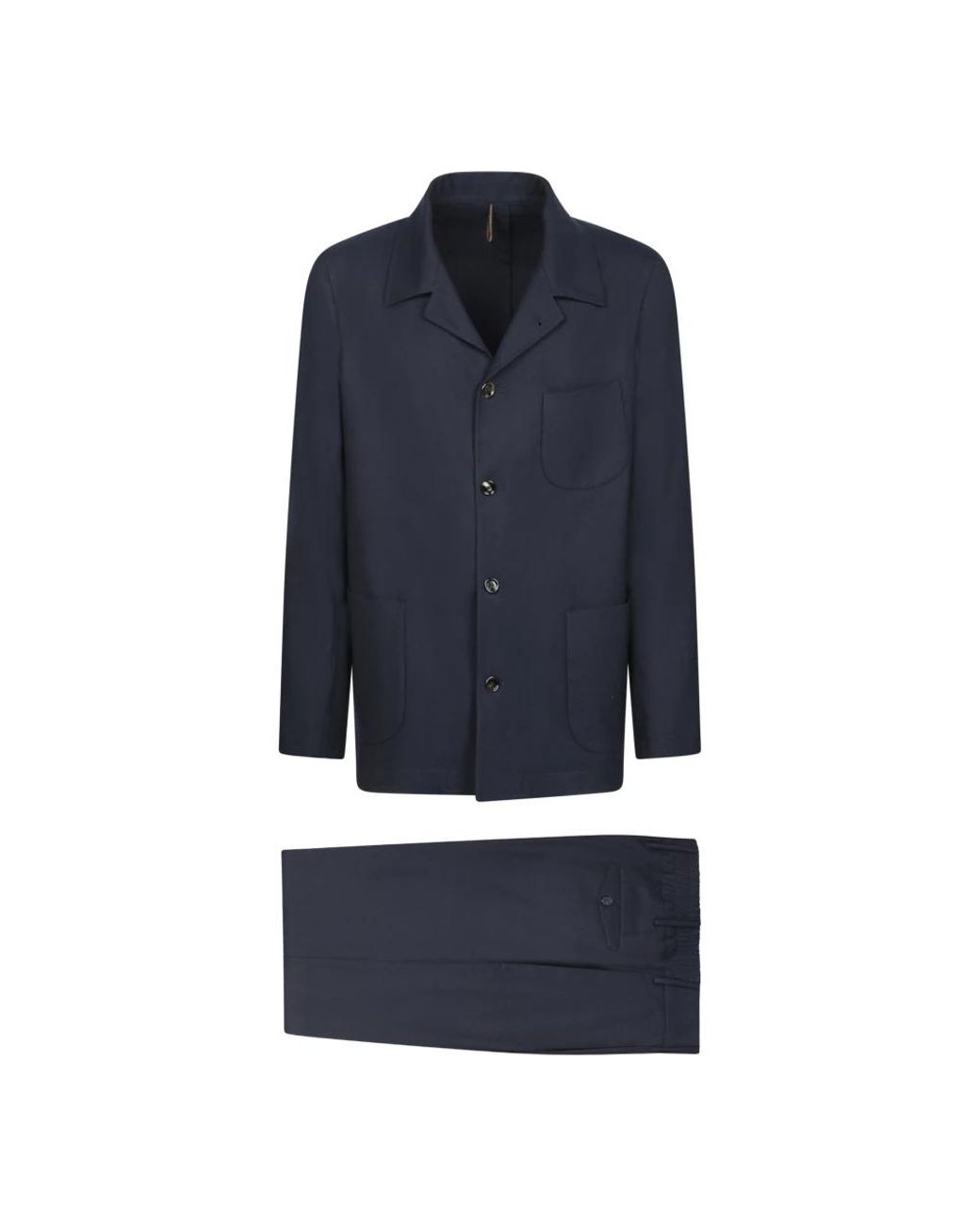 Dell'Oglio Single-Breasted Pak in het Blue voor heren