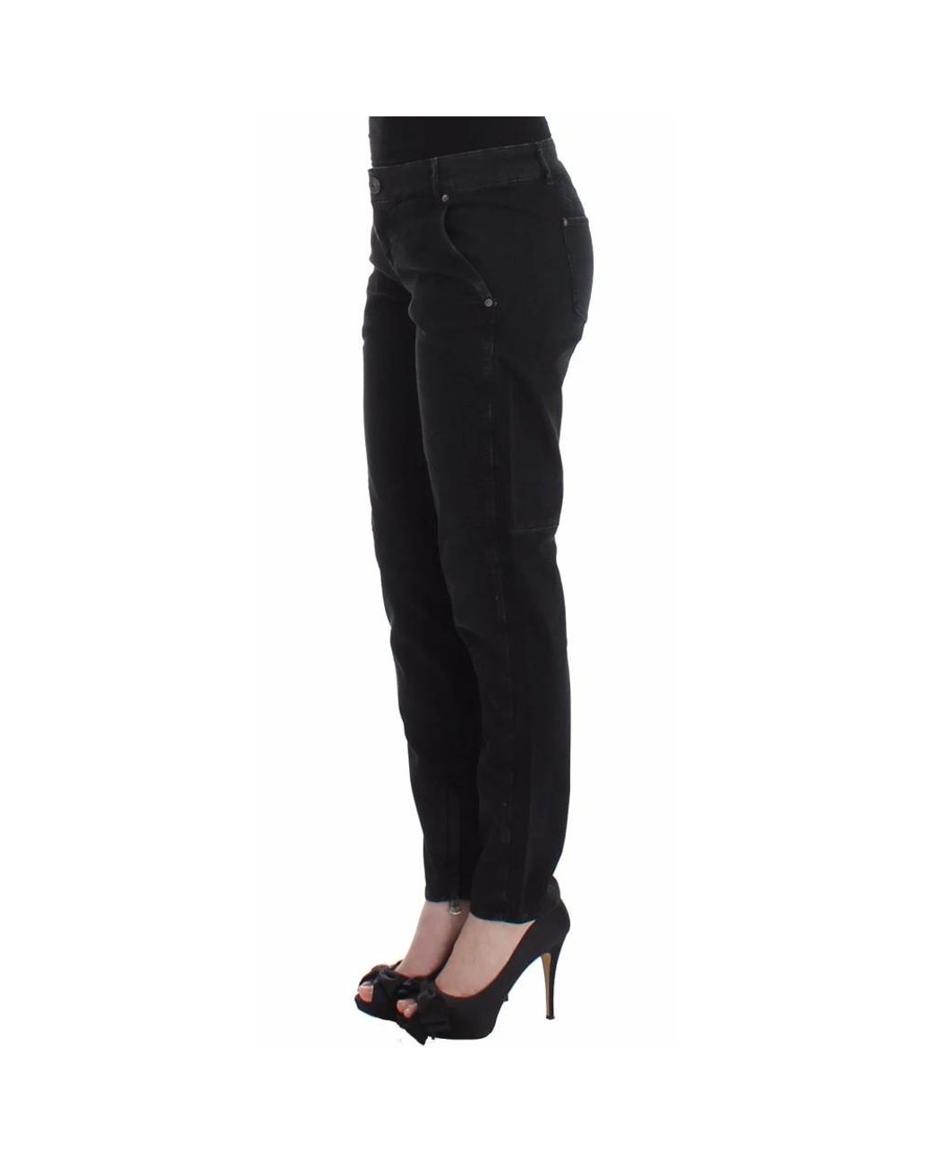 Ermanno Scervino Black Slim Fit Jeans