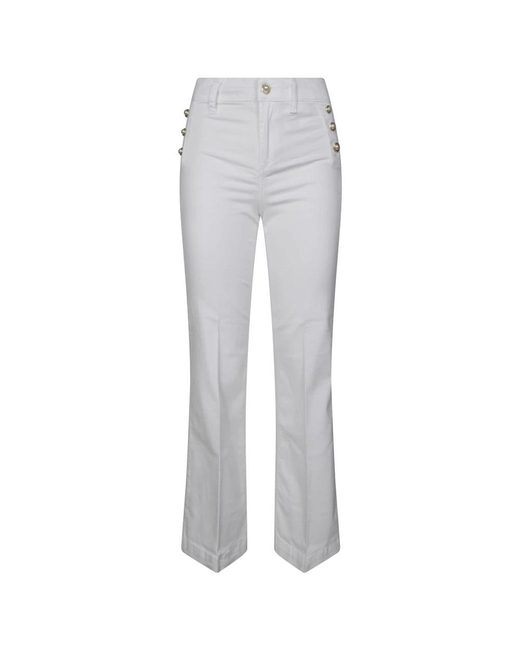 Liu Jo Gray Wide Trousers
