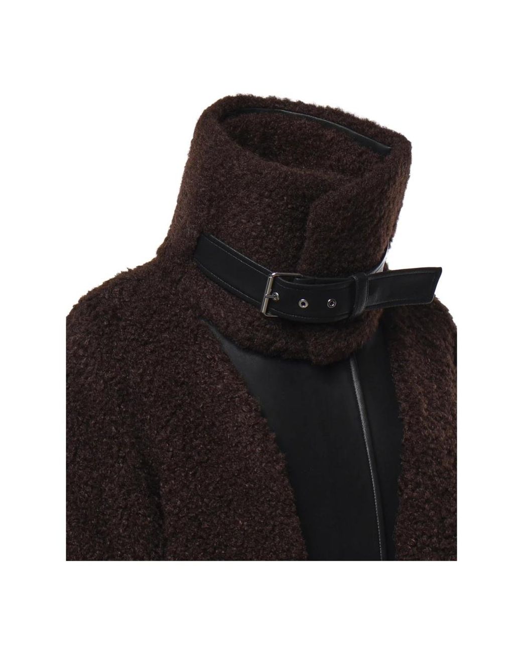 Sportmax Black Faux Fur & Shearling Jackets
