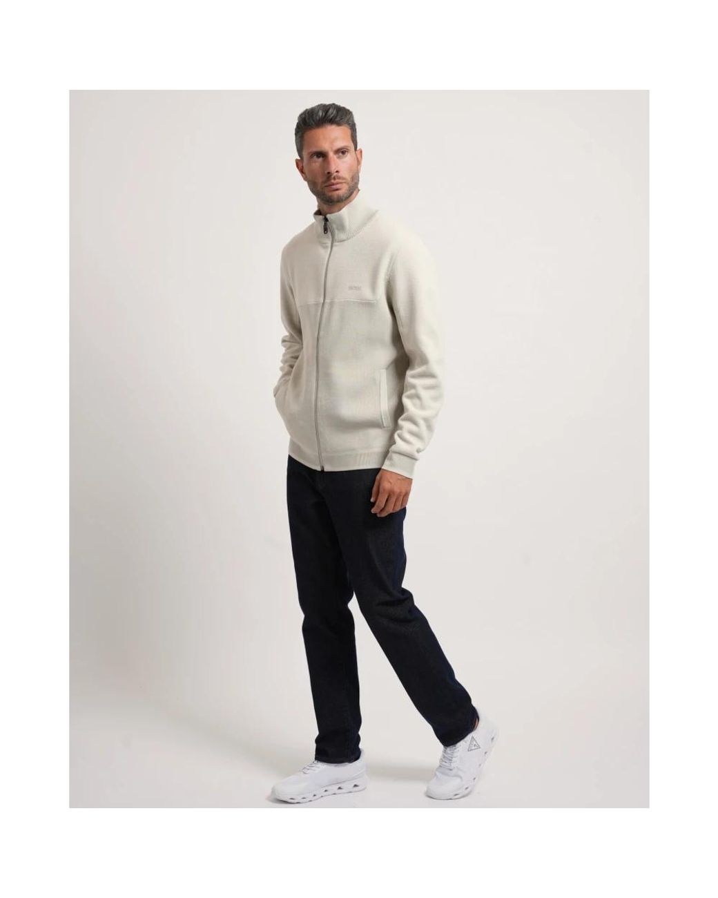 Cardigans Boss pour homme en coloris Gray