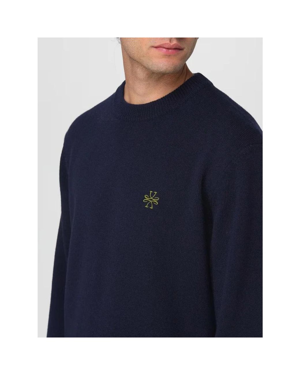 Jacob Cohen Blue Round-Neck Knitwear for men