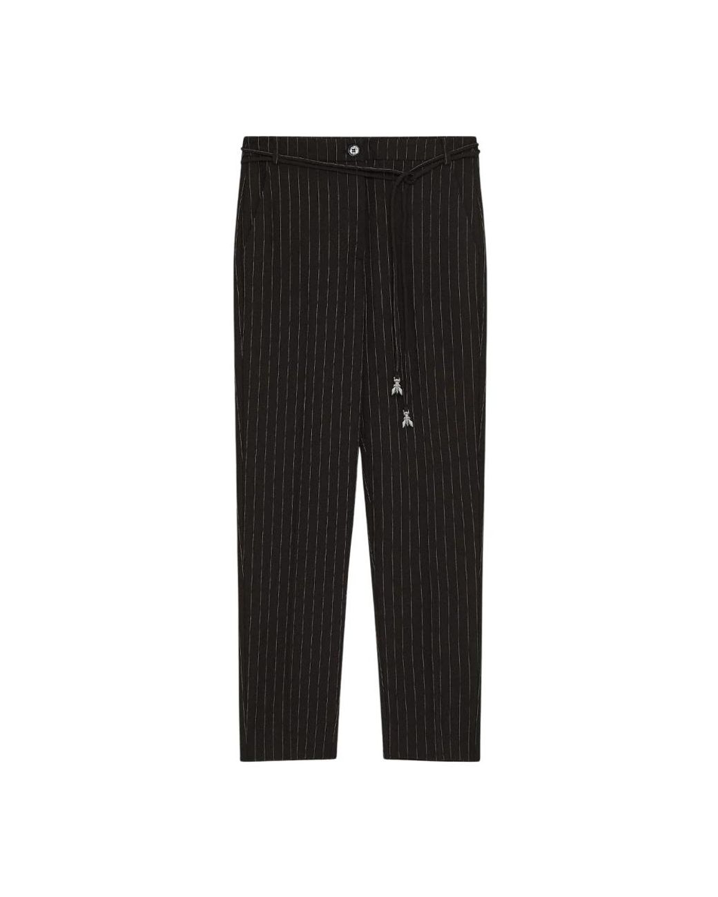 Patrizia Pepe Black Cropped Trousers