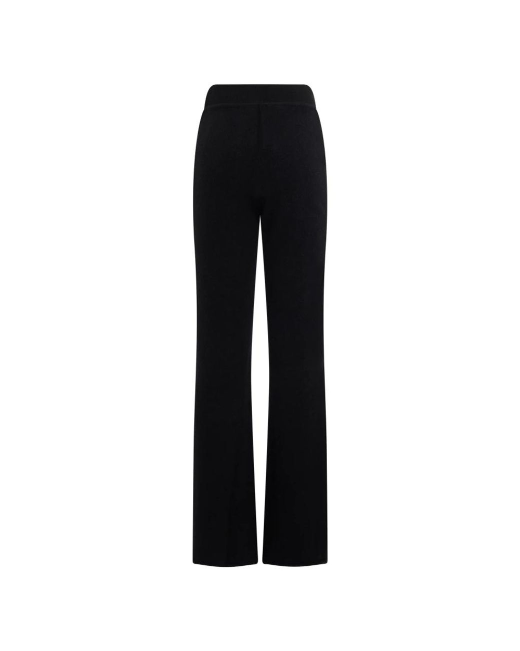 Alberta Ferretti Black Wide Trousers