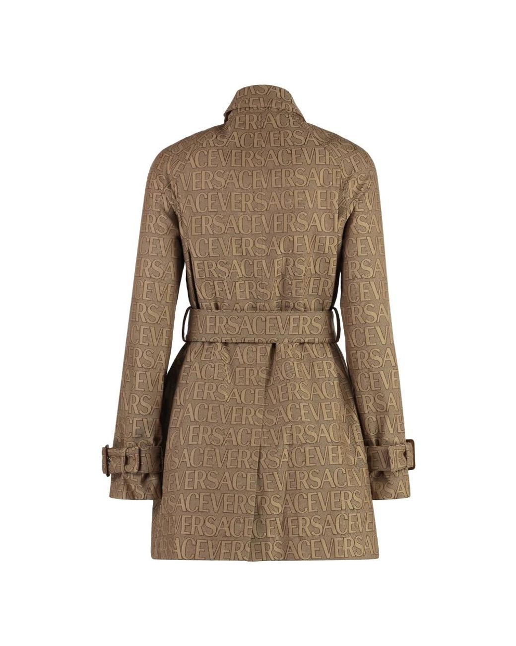 Versace Brown Trench Coats