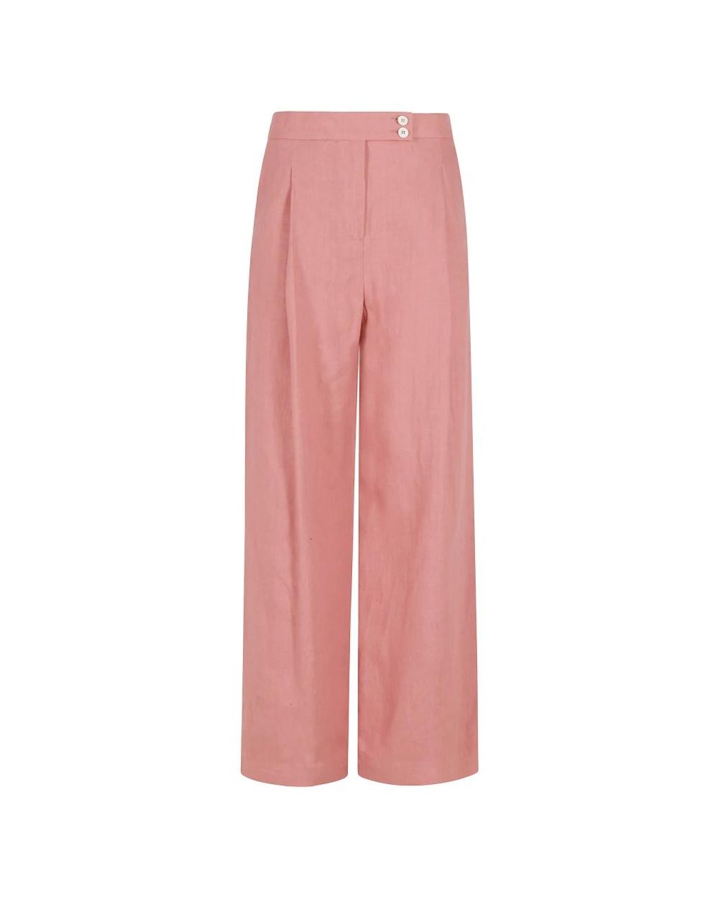 Eleventy Pink Wide Trousers