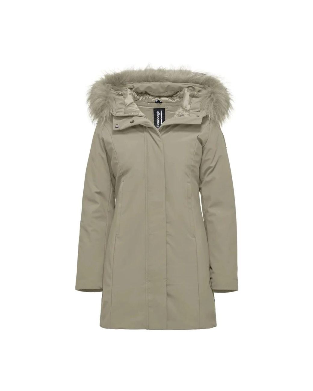 Bomboogie Jassen ,Polyester Lange Softshell Parka in het Green