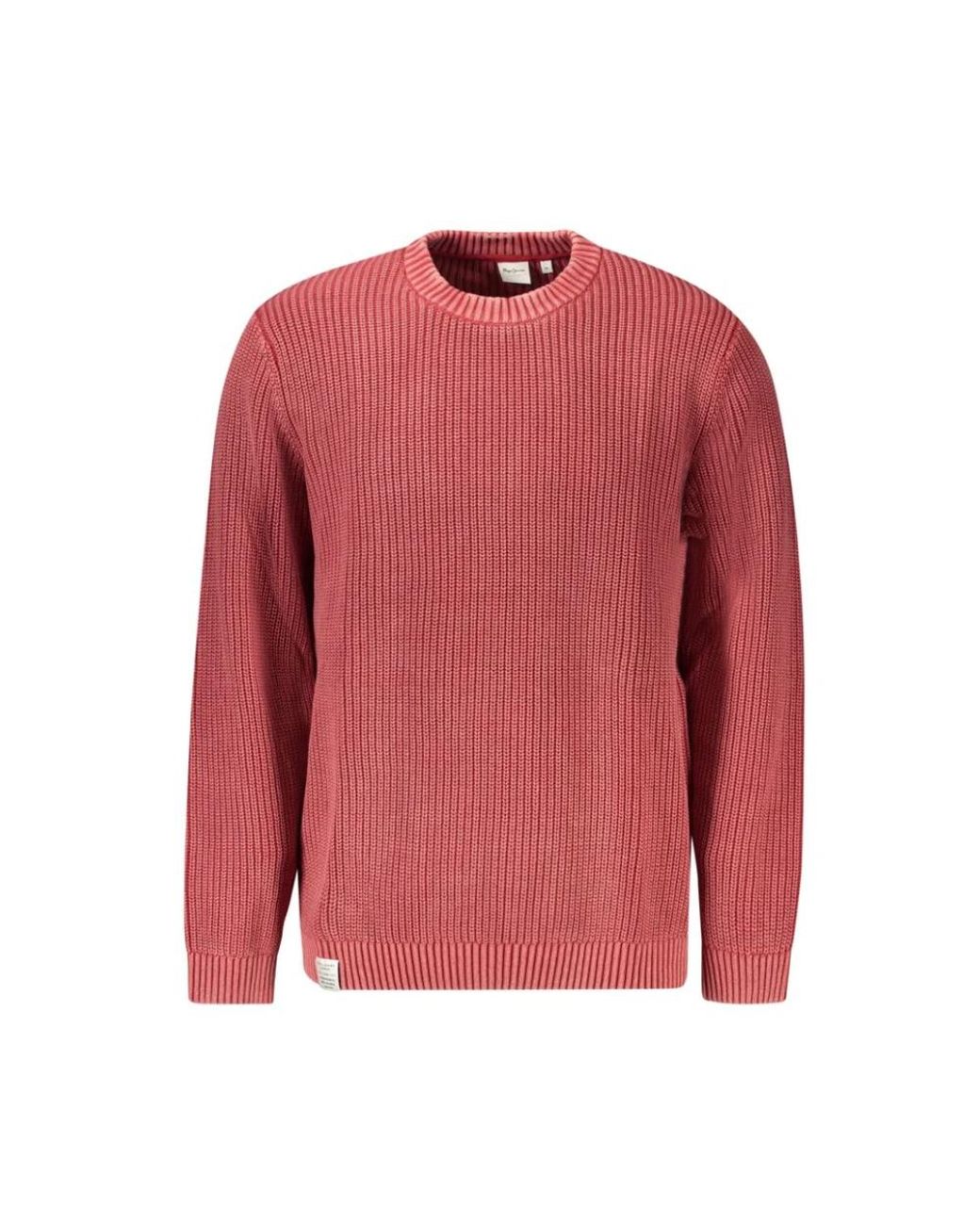 Pepe Jeans Red Round-Neck Knitwear for men