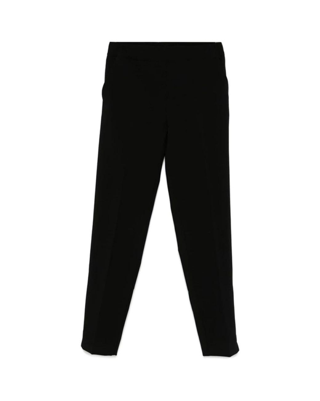 D.exterior Black Slim-Fit Trousers