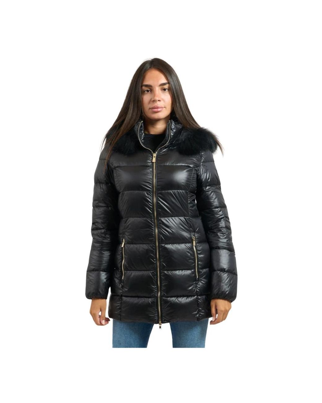 Down Coats Yes Zee en coloris Black
