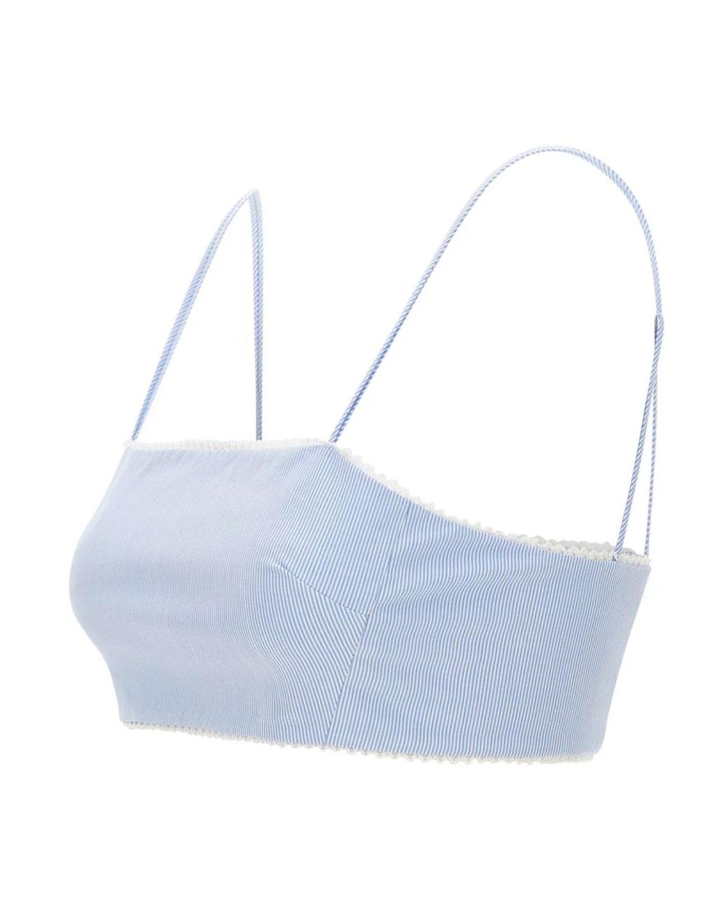 ANDAMANE Blue Sleeveless Tops