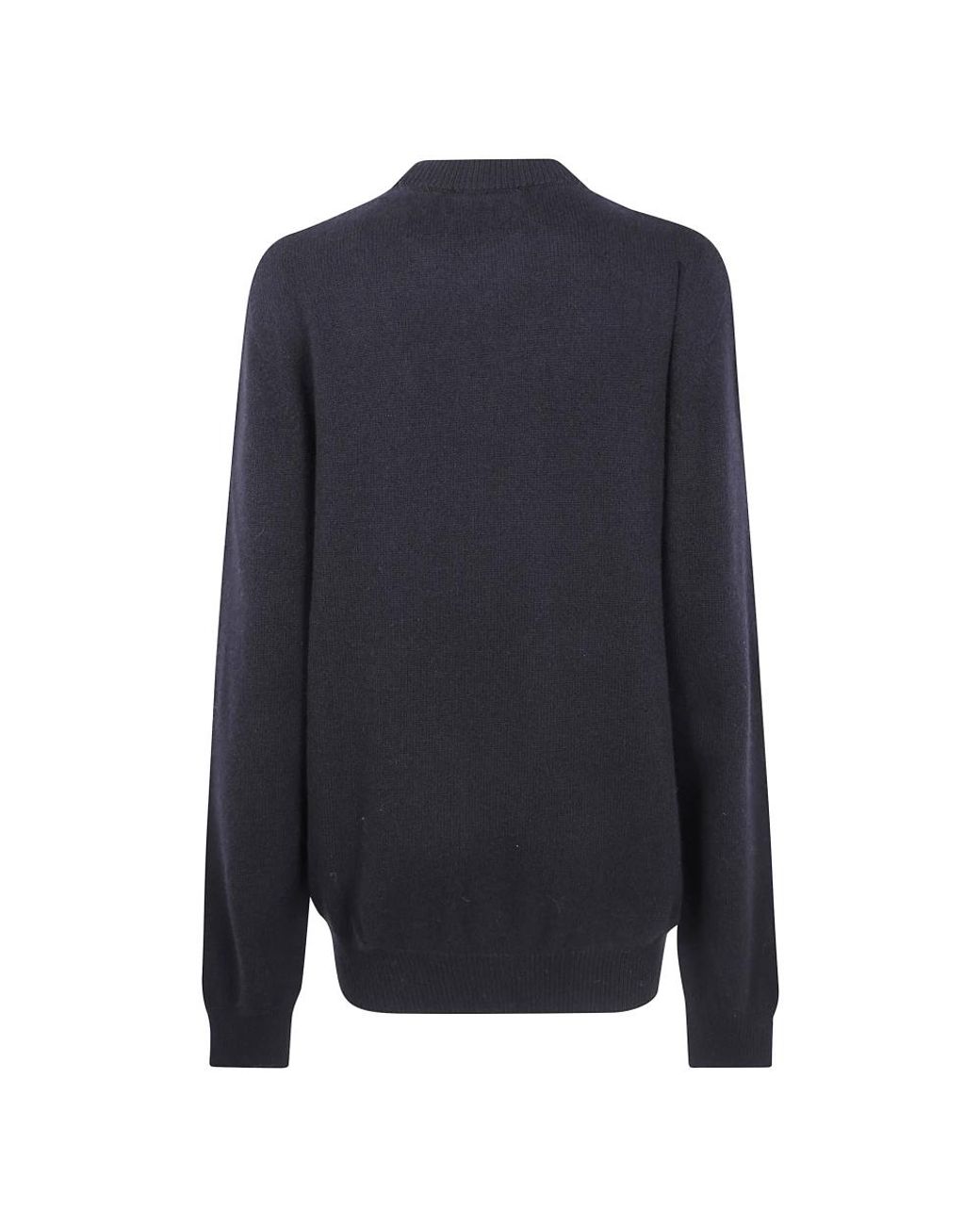 Laneus Blue Round-Neck Knitwear for men