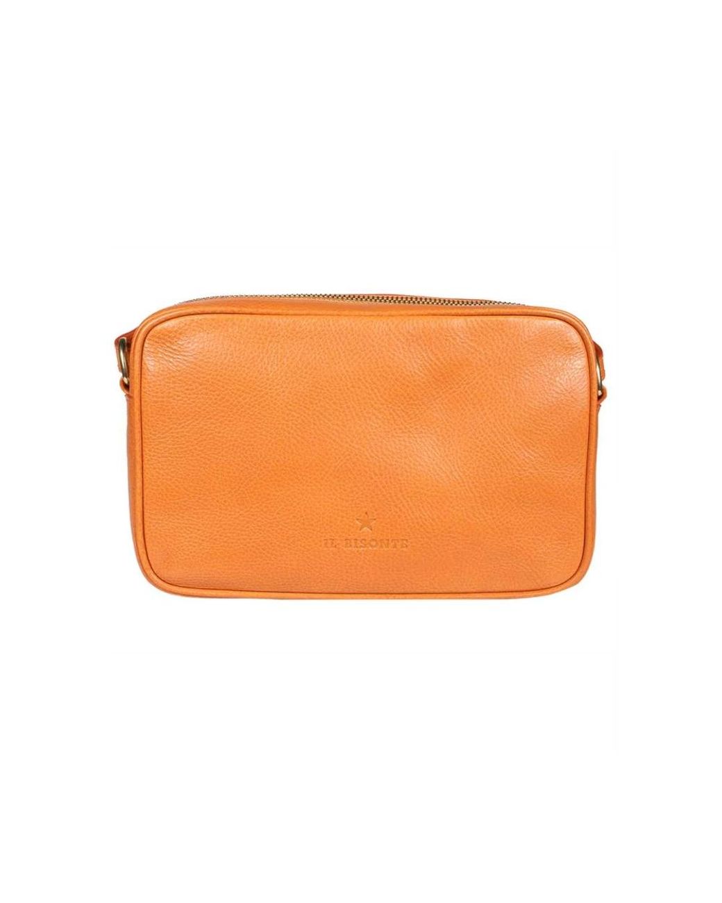 Il Bisonte Orange Cross Body Bags