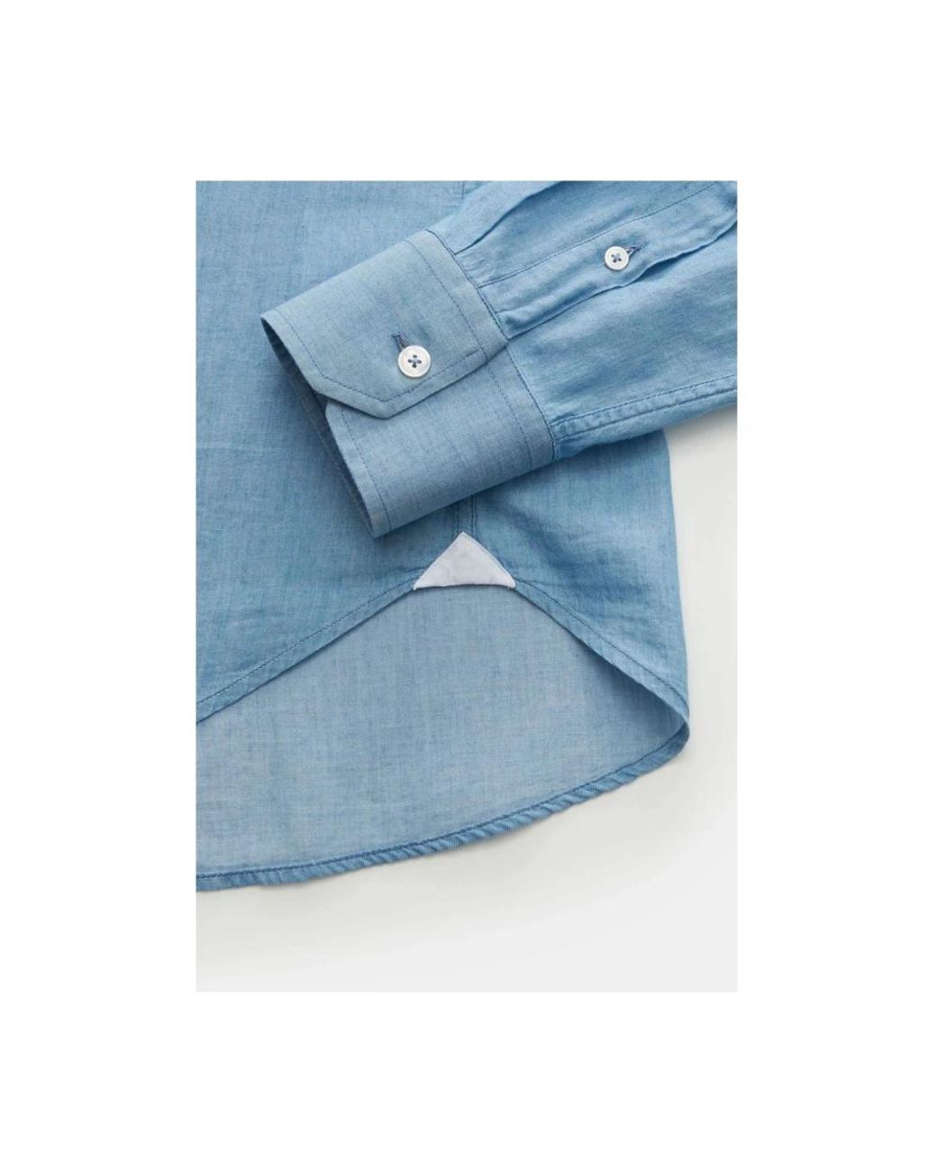 Denim Shirts Fedeli de hombre de color Blue