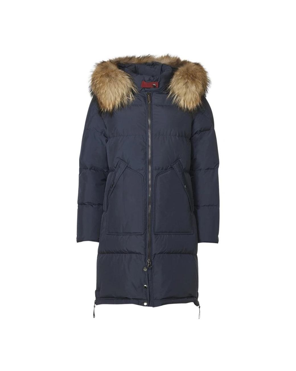Danwear Jassen ,Blauw ,Polyester Echt Bontjas 2010-500R in het Blue