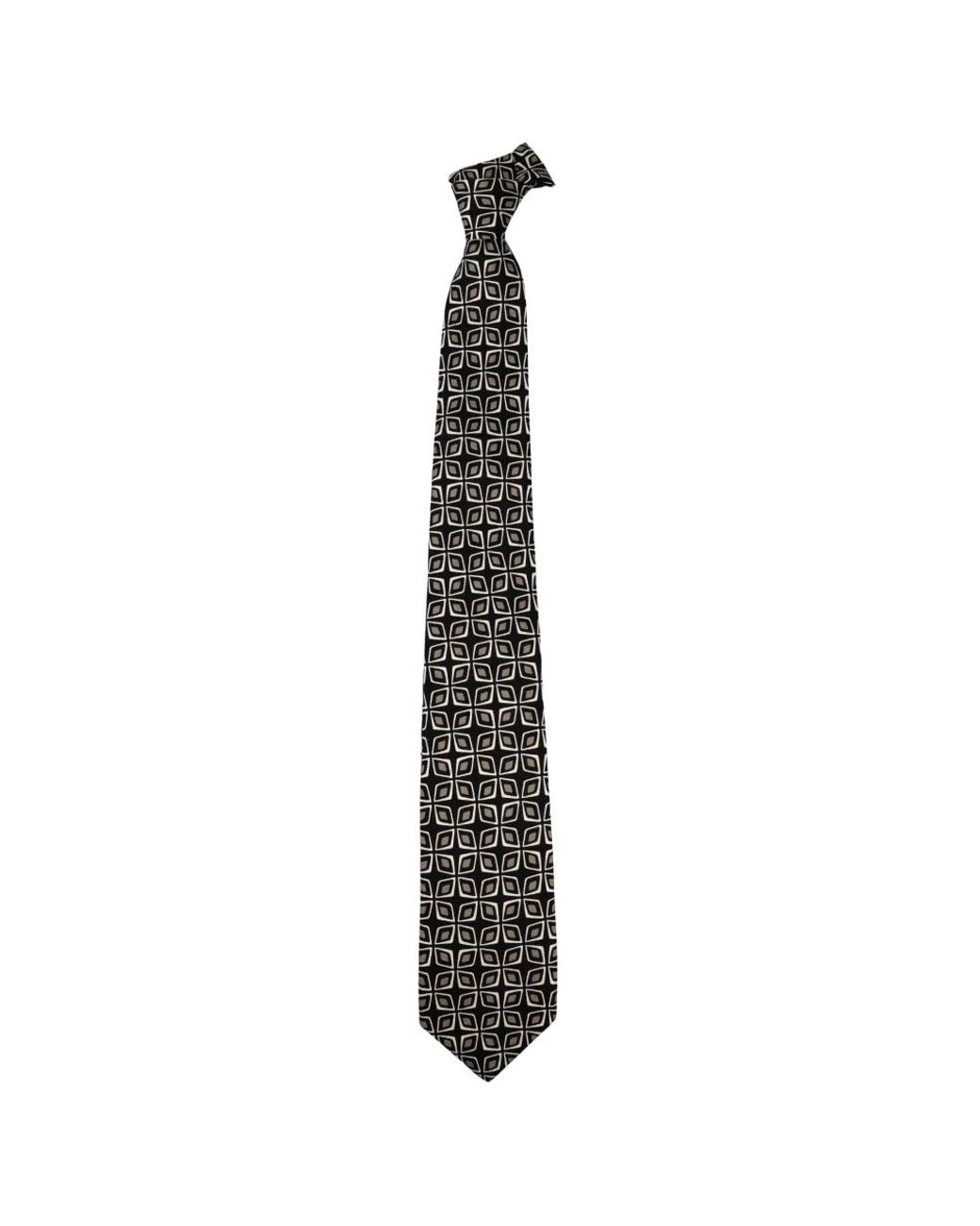 Luigi Borrelli Napoli Fantasy Tie in het Black voor heren