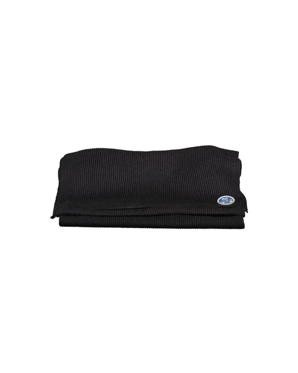 North Sails Black Winter Scarves for men