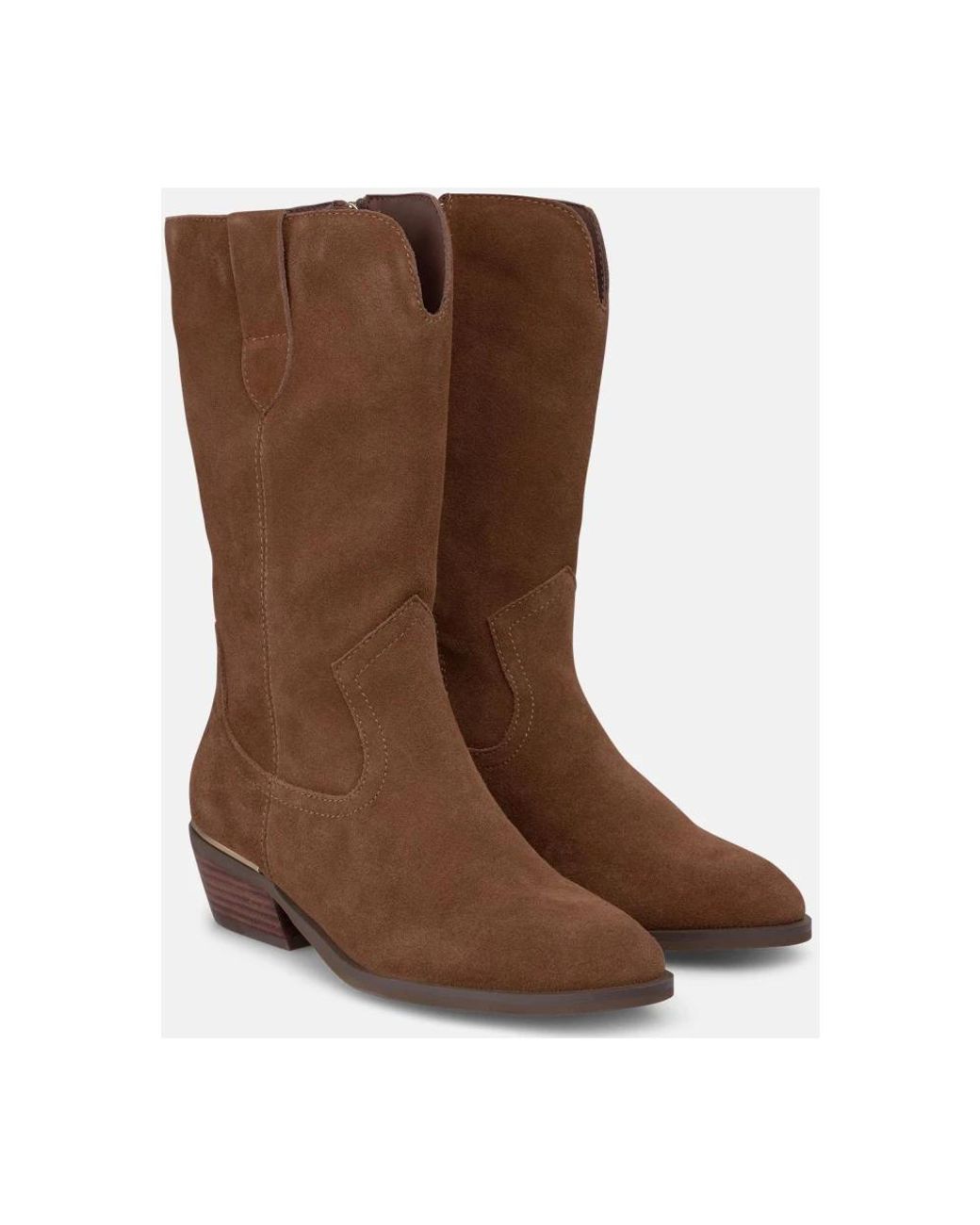 Alma En Pena. Brown Cowboy & Biker Boots