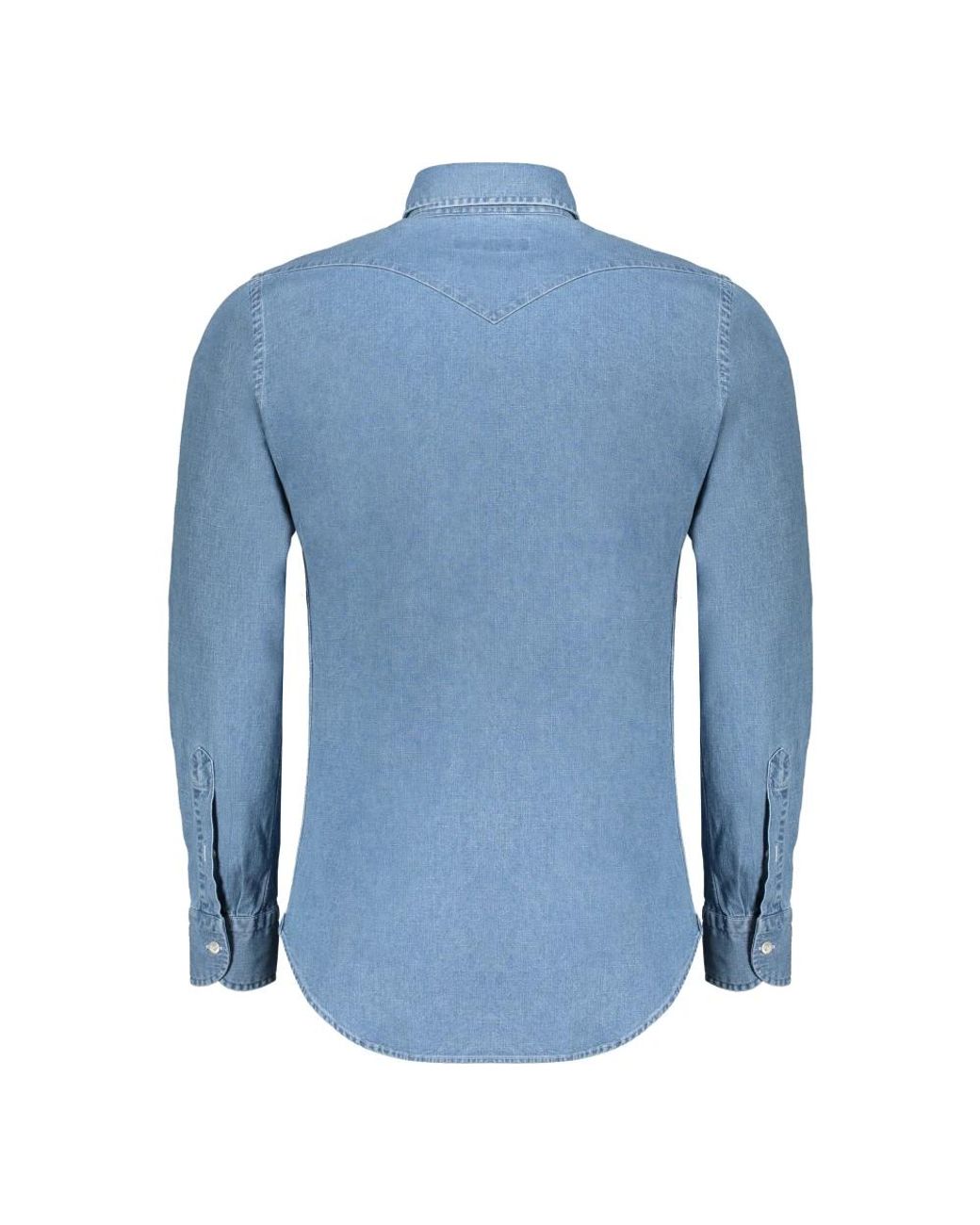 Moorer Blue Denim Shirts for men