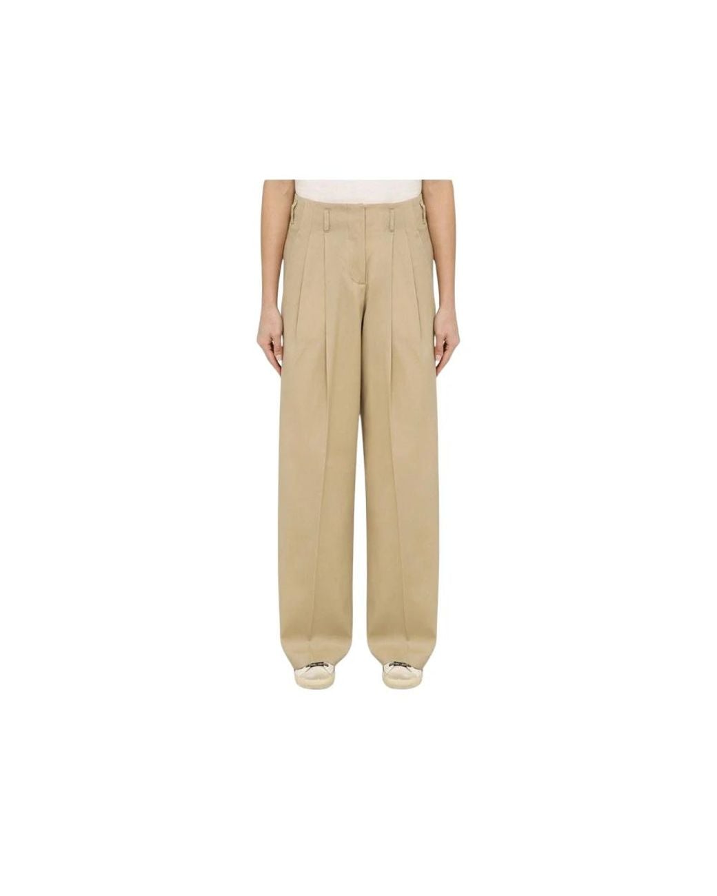 Golden Goose Deluxe Brand Natural Wide Trousers