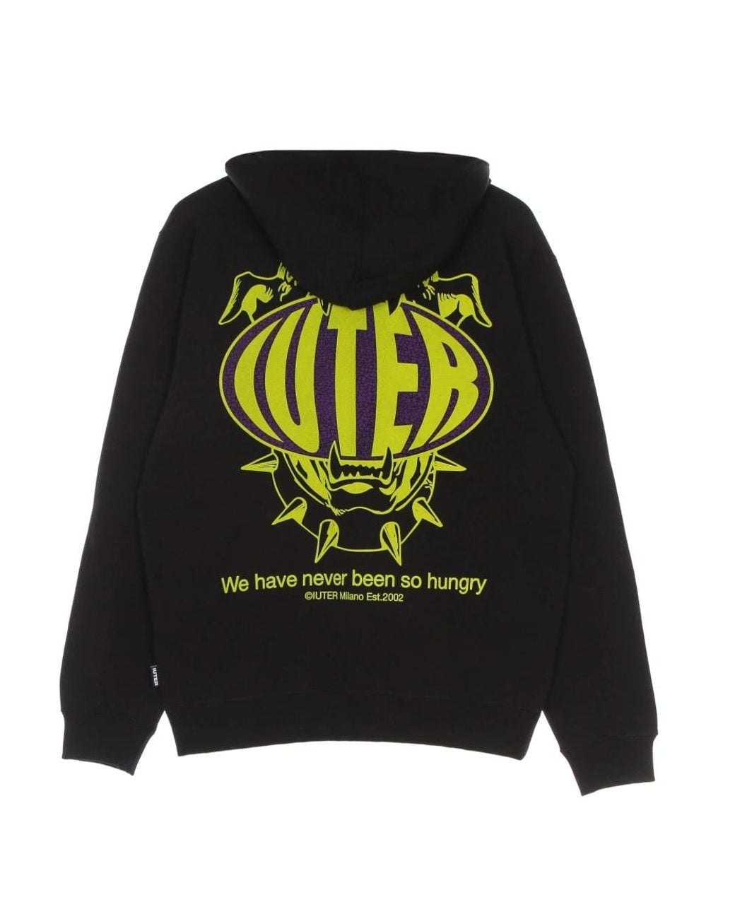 Iuter Black Hoodies for men