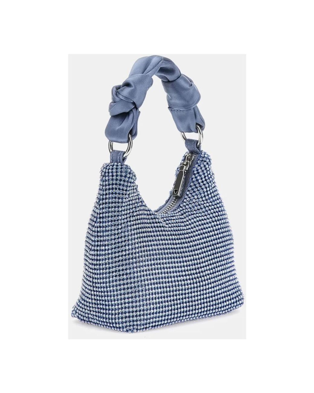 Guess Blue Mini-Handtasche Lua