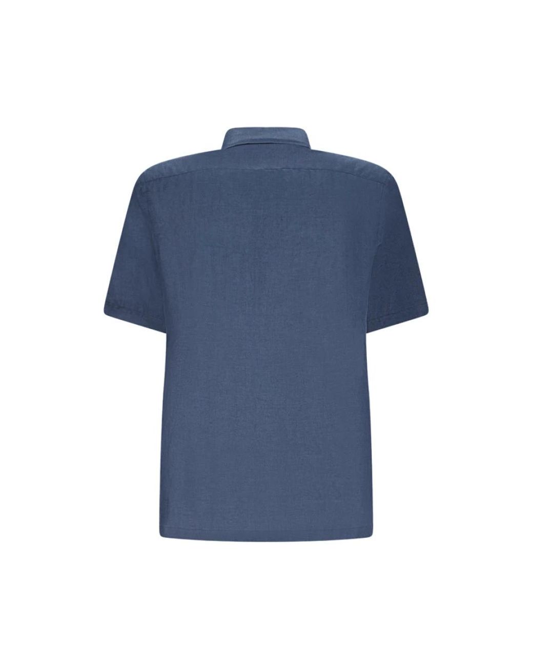 PT Torino Blue Short Sleeve Shirts for men