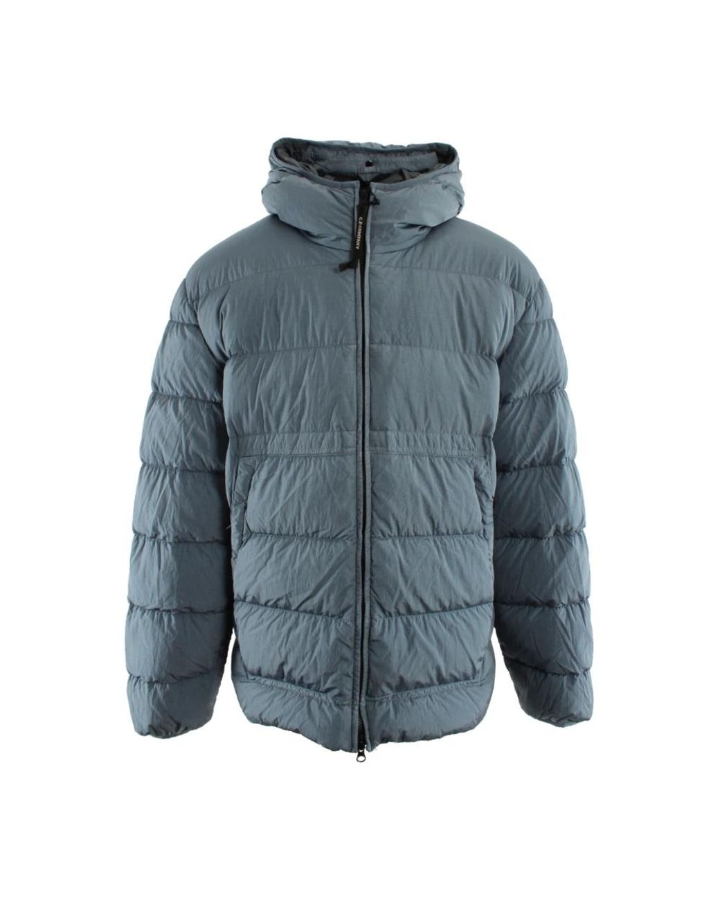 C P Company Blue Winter Jackets for men