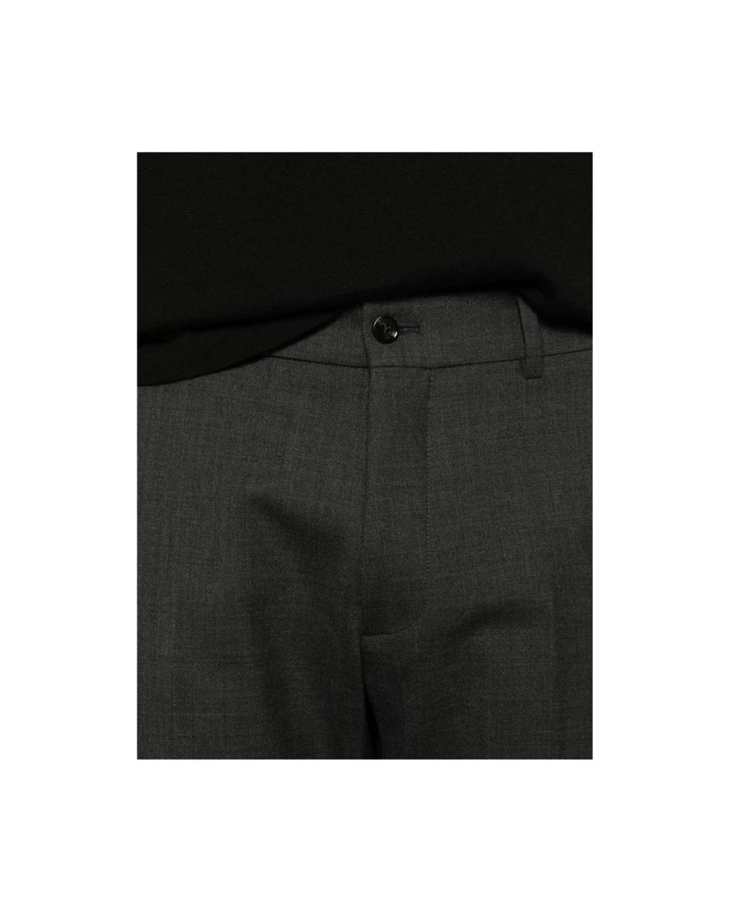 Berwich Black Suit Trousers for men