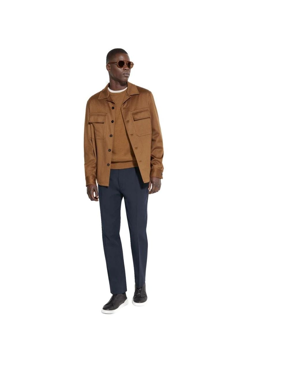 Zegna Brown Light Jackets for men