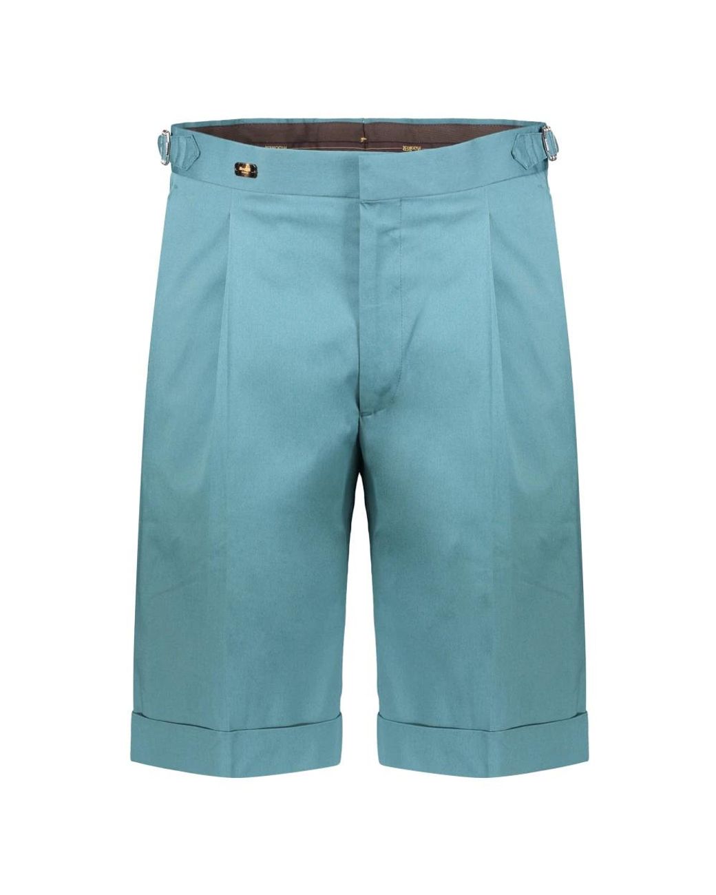Moorer Blue Casual Shorts for men