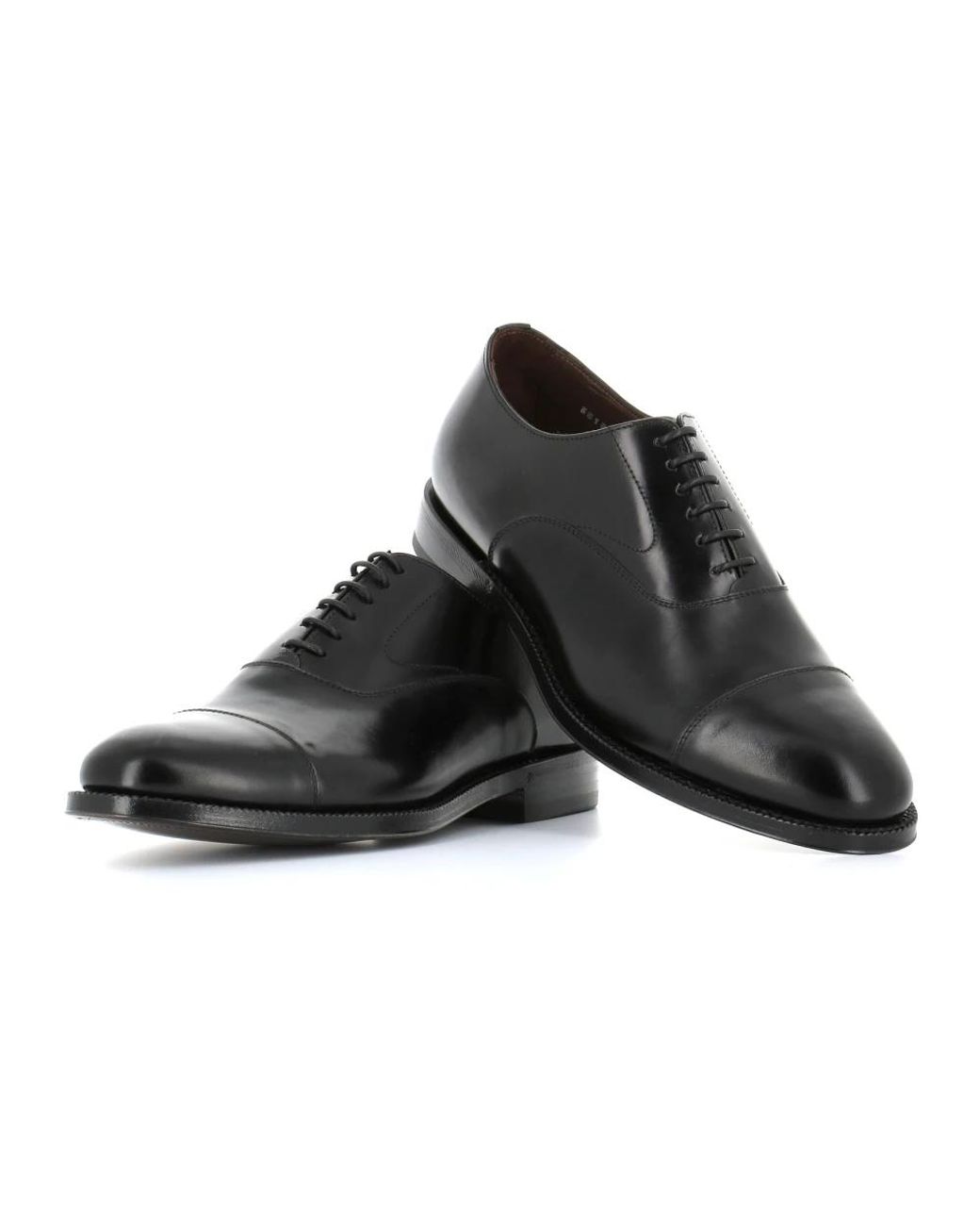 Green George Black Dress Shoes for men