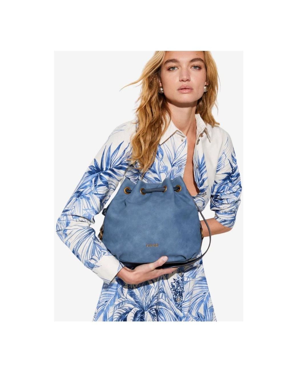 Liu Jo Blue Bucket Bags