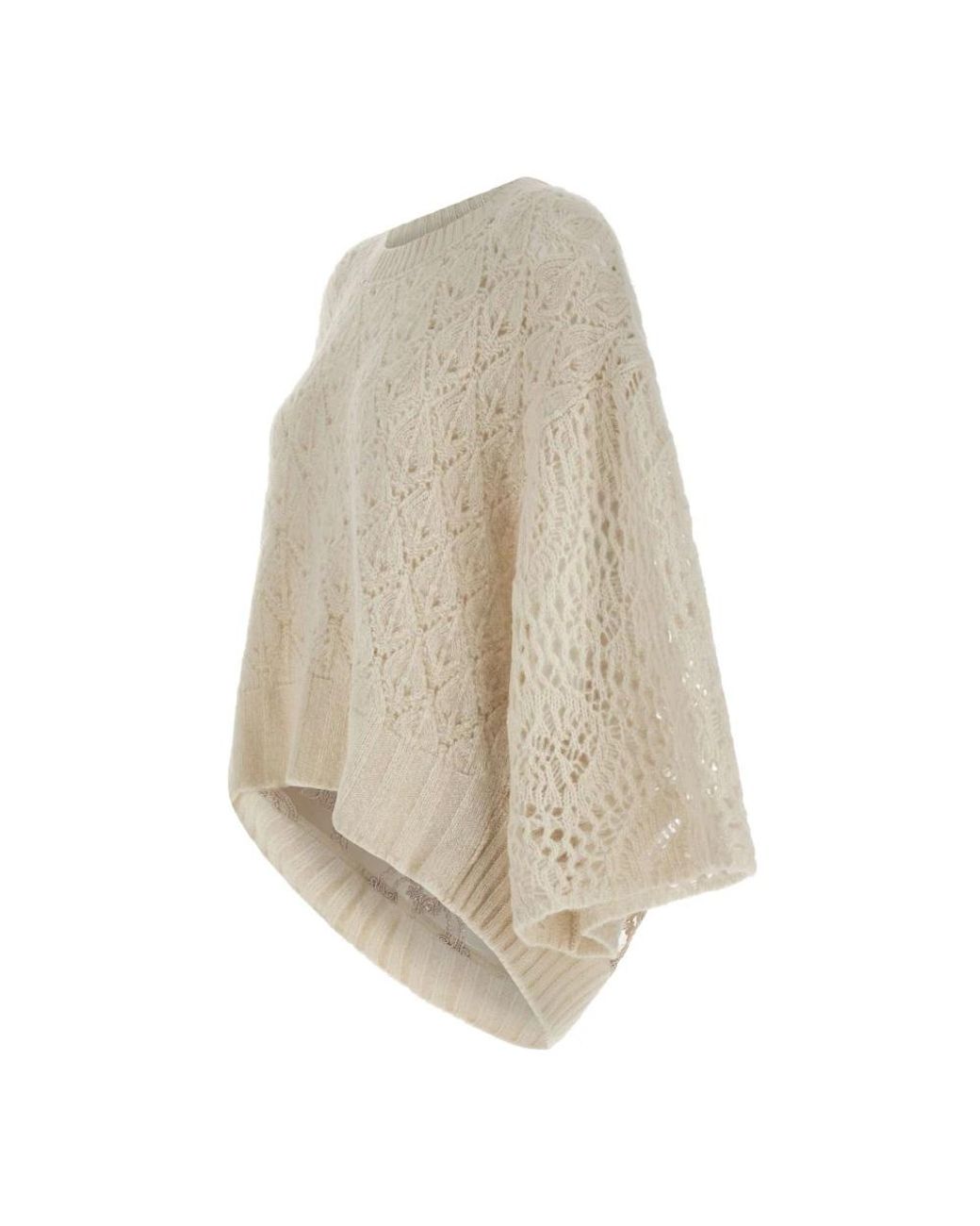 Maurizio Mykonos Natural Round-Neck Knitwear