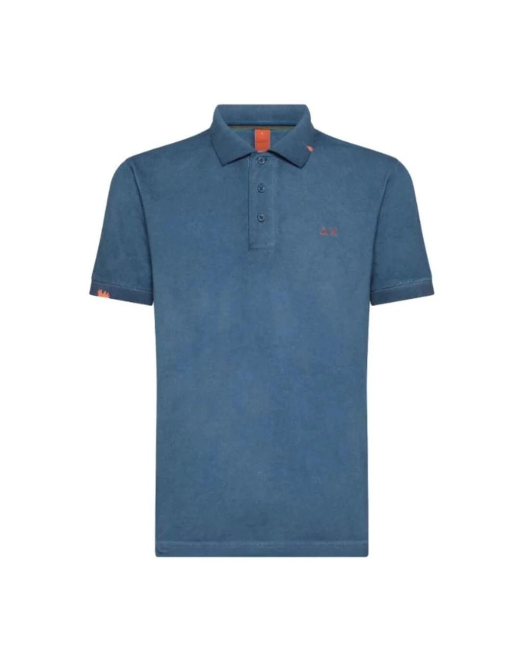 Sun 68 Blue Polo Shirts for men