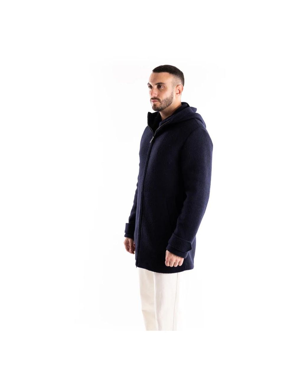 Parkas Paolo Pecora de hombre de color Blue