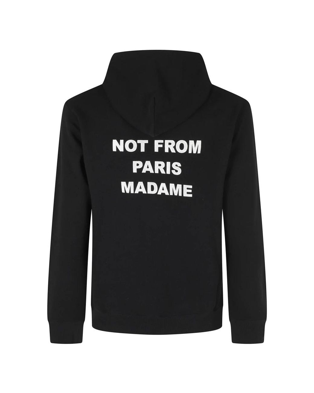 Drole de Monsieur Black Hoodies for men