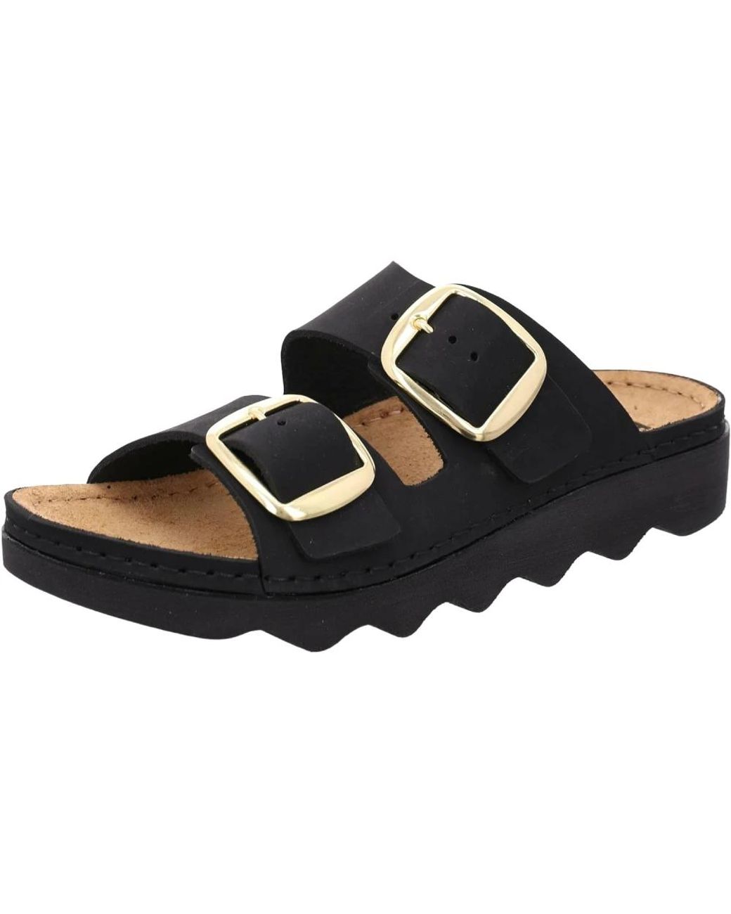 Rohde Black Sandalen