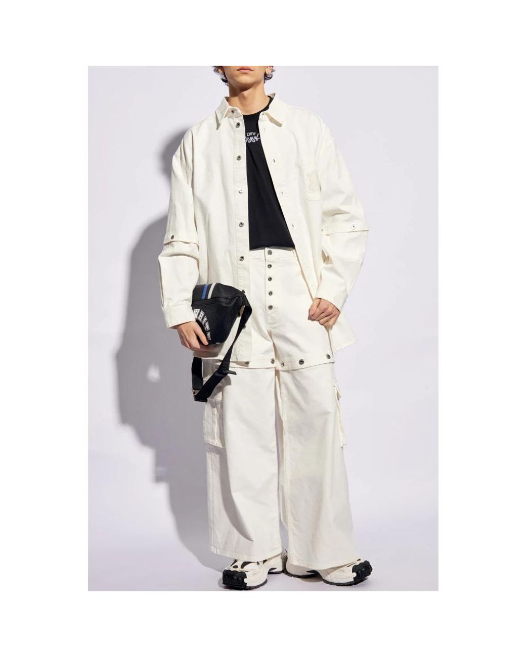 Off-White c/o Virgil Abloh White Denim Shirts for men