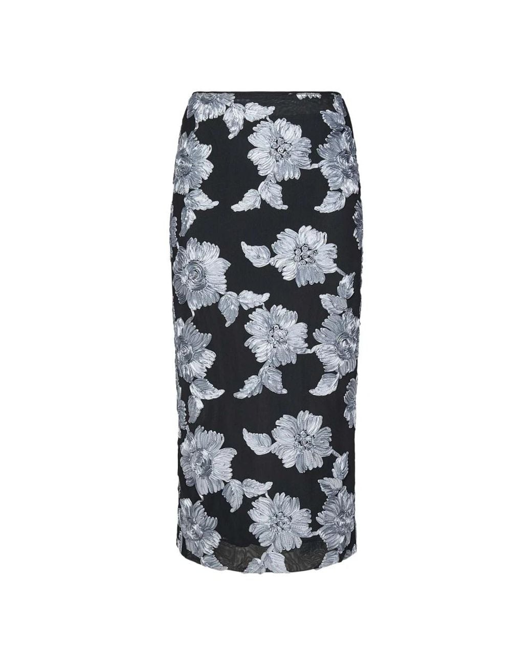 ROTATE BIRGER CHRISTENSEN Gray Midi Skirts